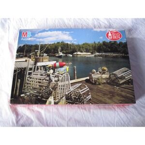 NEW Back Cove New Harbor Maine 300‎ piece Fish jigsaw puzzle MB Little Big Ben
